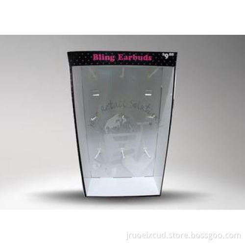 Art paper CMKY Earbuds Sidekick Display Case , cardboard po